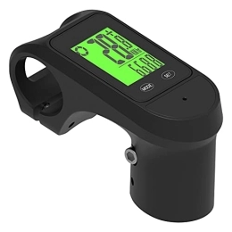  Computer per ciclismo Bici Computer GPS Stem con Computer con Display Retroilluminazione LCD Tachimetro e Contachilometri per Mountain Bike Nero Impermeabile Portatile per Arrampicata