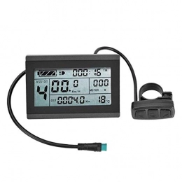 bmc-world Accessori bmc-world | Display KT-LCD3, computer di bordo, display LCD, illuminato, impermeabile, a prova di acqua, per bicicletta elettrica, pedelec, 24 V / 36 V / 48 V