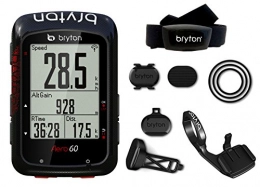Bryton Accessori Bryton Aero 60T, Computer GPS Unisex – Adulto, Nero, M