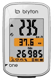 Bryton Accessori Bryton Computer GPS Rider One C con Sensore di Cadenza, Bianco