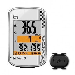 Bryton Accessori Bryton RIDER 10, Rider 10C (bianco) - con Cadence ANT+ / BLE, 2.0"