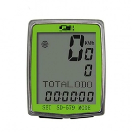 QuRRong Accessori CiclocomputerTachimetro Contachilometri Bici Con Display LCD Impermeabile Cablato / Wirelessfor Bicycle Enthusiasts (Size:Wired; Color:Green)