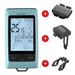 EDW Accessori EDW Bike Computer GPS Contachilometri con velocit Senza Fili e sensore di Cadenza Esterna Impermeabile in Bicicletta Tachimetro Accuratezza 0, 0001 incl fari Intelligenti di Avvertimento, B