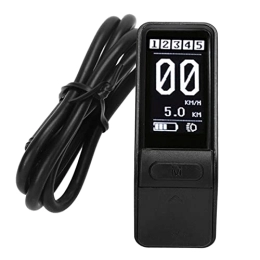 Emoshayoga Computer per ciclismo Emoshayoga Pannello Display SW102, Display LCD per Bici Durevole ABS Trasparente per la Modifica per manubri da 22, 2 mm