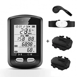 HJTLK Computer per ciclismo HJTLK Bike Computer, Cycling Computer Igs10 Ant + Bluetooth 4.0 Impermeabile Ipx6 Wireless Sports GPS Computer Tachimetro per Bici