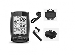 HJTLK Computer per ciclismo HJTLK Ciclocomputer, GPS Ciclismo Computer Wireless Bicicletta Cronometro Digitale Ciclismo Tachimetro Ant + Bluetooth 4.0 con 12 Opzioni