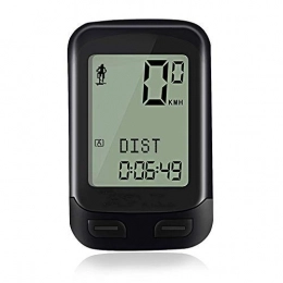 HJTLK Accessori HJTLK Computer da Bici, Impermeabile 5 Lingue cronometro Senza Fili MTB Road Bike Speedometer Ciclismo Contachilometri Computer da Bicicletta