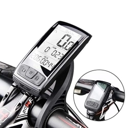 HKANG® Computer da Bicicletta Wireless Computer per Bici Ciclocomputer Impermeabile Display LCD Retroilluminato Bluetooth Contachilometri da Bicicletta con Sensore di Movimento