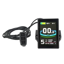 KELFEEAO Computer per ciclismo KELFEEAO Bici Elettrica LCD8su Display LCD Schermo a Colori, Strumento SM Plug Misuratore di Visualizzazione dei Dati di Modifica della Bici con Interfaccia USB per Controller KT