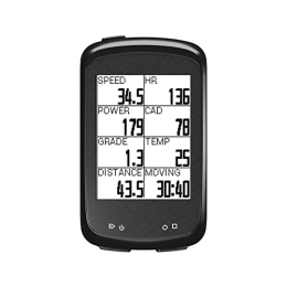 Koliyn Computer per ciclismo koliyn Computer Intelligente Wireless per Biciclette con monitoraggio della velocità GPS Attrezzatura per Ciclismo all'aperto Display retroilluminato Impermeabile Multifunzione, Blu