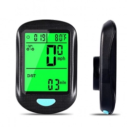 limei Accessori limei Odometro per Biciclette, tachimetro Bici Wireless, Multifunzione, Display a retroilluminazione a LED, Facile da Usare, con Funzione del Sonno Automatico, più Risparmio energetico