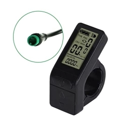 QIAOMIN Display for bici elettrico KT LCD4 e -bicicletta LCD Visualizza 2 4V/36V/48V Contachilometri del misuratore del pannello mini display multiuso for il ciclismo Mtb ( Color : Connector 01 )