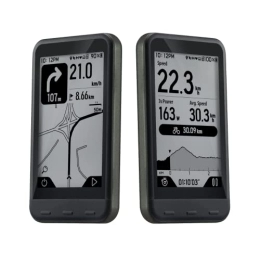 trimmOne LITE, Nuovo Paradigm GPS Ciclismo/Computer da Bici con Caricatore Solare, Mappatura, Navigazione, Import/Esportazione GPX File/Nero (Pacchetto Solare)