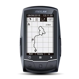 Walory Tachimetro GPS - M1 Bike Sistema di Posizione Globale Bicicletta Computer Sistema di Posizione Globale Navigazione Tachimetro BLE4.0 Connettersi con/Monitor FC/misuratore di Potenza