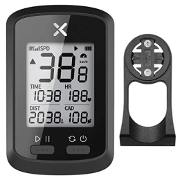 XOSS Computer per ciclismo XOSS G+ Ciclocomputer Tachimetro wireless GPS Bici da strada impermeabile MTB Bicicletta Bluetooth ANT + con computer da ciclismo cadenza (Combo 3)