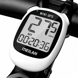 YIQIFEI Accessori YIQIFEI Contachilometri Bici, Mini GPS Computer da Bicicletta Senza Fili IPX5 velocità di pedometro per chilometraggio Impermeabile, per Outdoo (Orologio da Bicicletta)