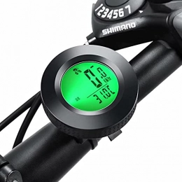 YIQIFEI Accessori YIQIFEI Contachilometri Bici, tachimetro Computer retroilluminato a 3 Colori Wireless Multifunzionale, Bicicletta Impermeabile all'aperto Cy (Orologio da Bicicletta)