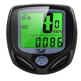 Y&S Accessori YS - Tachimetro per bicicletta e contachilometri, wireless, impermeabile, con display LCD e multi-funzioni