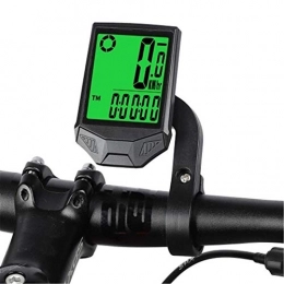 ZDAMN Computer per ciclismo ZDAMN Contachilometri Bicicletta Contachilometri con tachimetro Wireless Computer Bici Odometro (Colore : Black2, Size : One Size)