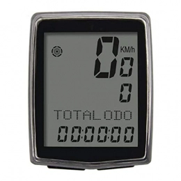 ZDAMN Computer per ciclismo ZDAMN Contachilometri Bicicletta Sensore del contachilometri del tachimetro Impermeabile Multifunzione del Computer della Bicicletta Senza Fili Senza Fili Odometro (Colore : Black, Size : One Size)