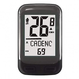 ZDAMN Computer per ciclismo ZDAMN Contachilometri Bicicletta Wireless 23 Functions 2.4G Cadence Sensor Bike Computer tachimetro contachilometri Odometro (Colore : Black, Size : One Size)