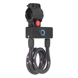 FTVOGUE Accessori 3.7V Blocco per Bicicletta con Impronta Digitale Blocco Catena Bluetooth per Moto Mountain Bike ECC.