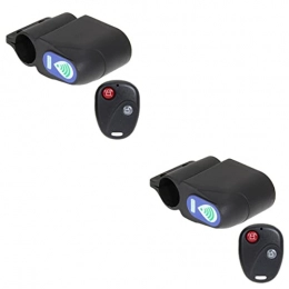 Abaodam Lucchetti per bici Abaodam 2PCS Bike Security Alarm 110DB Blocco Audio Udibile