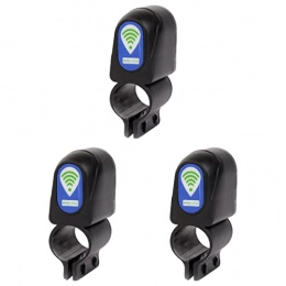 ABOOFAN Accessori ABOOFAN 3 pz Ciclismo Antifurto Serratura di Sicurezza con Wireless Bike Allarme Sensore di Vibrazione Campana per Mountain Bike Bici Da Strada