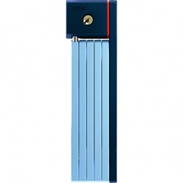 ABUS Accessori ABUS 84429 - Lucchetto pieghevole Bordo uGrip 5700 / 80 con supporto, con barre da 5 mm, livello di sicurezza 7 - 80 cm, colore: Blu