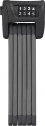 ABUS Accessori Abus - Bordo Combo 6100, Lucchetto pieghevole, 75 cm, Nero, 75 cm