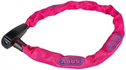 ABUS Accessori ABUS Catena 6806K / 75 Neon Pink – Lucchetto per bicicletta con rivestimento in plastica – Livello di sicurezza 6 – 75 cm – 82512 – Rosa