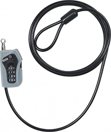 ABUS Lucchetti per bici Abus Combiloop 205 Lucchetto con cavo antifurto 200 cm, Nero, 200 cm