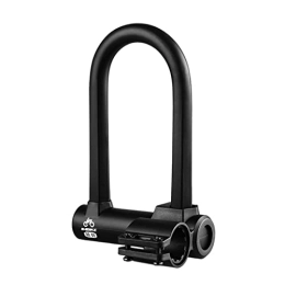 BIENKA Lucchetti per bici BIENKA Bike U Lock Antifurto MTB Road Bike Lucchetto for bicicletta Accessori for ciclismo Set di lucchetti a U for cavo di sicurezza in acciaio for impieghi gravosi Lucchetti (Color : Ulock)