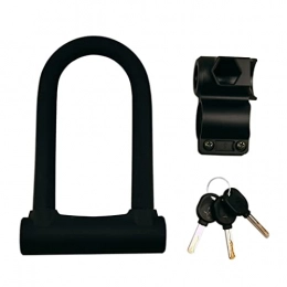 Bike Block, Bike D Lock Block Bicycle U Lock Anti-furto Heavy Duty High Sicurezza Anti-Furto con staffa per tasti per motociclista Scooter