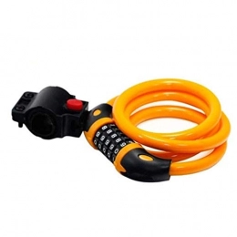 JZUKU Accessori Bike Blocks Blocco Filo Blocco Serratura Della Bicicletta 5 Cifre Password Combinazione Di Sicurezza Della Bicicletta Cavo In Acciaio A Spirale In Mountain Bike Della Bicicletta Attrezzature E Accesso