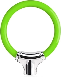 BREWIX Accessori BREWIX Lucchetto for cavo for bicicletta Blocco circolare Ciclismo all'aperto Blocco anti-taglio Sicuro Antifurto Moto Catene in filo d'acciaio for biciclette Blocco Anello di blocco, Green Lucchetti