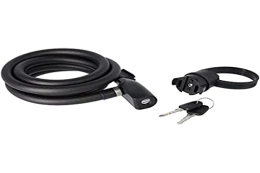 AXA Lucchetti per bici CANDADO CABLE LLAVE AXA NEWTON 180mm - 15mm NEGRO