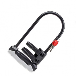 Chengzuoqing Accessori Chengzuoqing Lucchetto per Bicicletta Bike Cycling Lock U-Lock Antifurto in Lega per Moto per Scooter Triciclo da Bicicletta