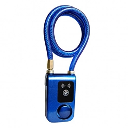 WYMGFD Lucchetti per bici Ciclismo Catena Serrature Bicicletta Lock, Portatile Antifurto Blocco Super Intelligente Telefono App Controllo Intelligente Allarme Bluetooth Blocco Impermeabile Allarme Bicicletta Blocco