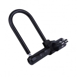 CTZL Accessori CTZL U-Locks. Bicicletta U Lock Bik Bike Cycling Acciaio Anti Furto Bicycle Security Block Accessorio di Sicurezza in Bicicletta con Tasto Staffa di Montaggio, Bike U Lock