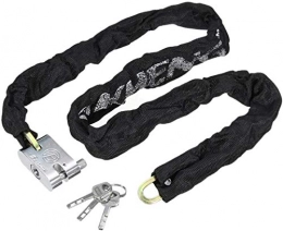 dDanke Accessori dDanke 65 / 85 / 120 / 180 cm - Lucchetto antifurto per Bicicletta con 3 Chiavi in Dotazione, 120 cm