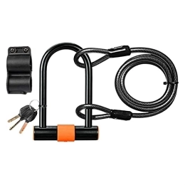 ELAULA Accessori ELAULA Bici Blocco di Sicurezza Antifurto Password Lock Bike Lock U Lock Con Cavo Heavy Duty Bicicletta U-Lock Staffa di Montaggio Per Strada Montagna