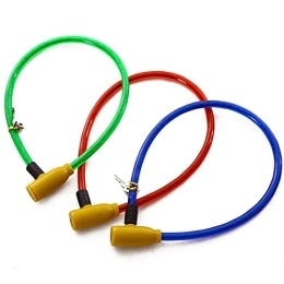 FFKL NFEGSIYA Bike Lock Filo di Acciaio Metallo Bicicletta Blocco di Sicurezza Universale Bicicletta Blocco Moto Cavo di Sicurezza con 2 Chiave (colore: 1 pz colore casuale)