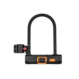 FYBYKGT Lucchetti per bici FYBYKGT Bicicletta U Lock Anti-Theft Bike Password Blocco Blocco Pesante Combinazione for carichi uffici U Lock Bike Serrature Bike Safety Tool Bicycle