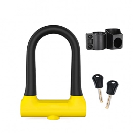 FYBYKGT Accessori FYBYKGT Bike a Forma di u-Figura antifurto 2 Tasti Anti-furto Sicurezza Motociclista Scooter Scooter Ciclismo Serratura elettrica Veicoli elettrici Padlock Anti-indossante