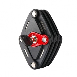 FYBYKGT Accessori FYBYKGT Blocco Bici Pieghevole 2 Tasti Forte Sicurezza antifurto Blocco Bicicletta Blocco for Biciclette Pesanti cacaccia Cavo Lucchetto for Moto for Bicicletta