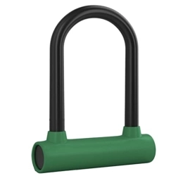 GFHYBP Accessori GFHYBP Bike U Lock, Bike U-Lock Con 2 Chiavi, Lucchetto Antifurto Ad Alta Sicurezza Per Scooter Elettrici Mountain Bike, Bici Da Strada, Porte Di Negozi, Recinzioni, Verde