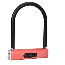 GHKUFH Accessori GHKUFH Blocco Bluetooth Password U-Block Glass Bike Bike Anti-Theft Block