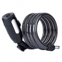 GYYSDY Lucchetti per bici GYYSDY Bicycle Lock Security Livello Molto Alto, Serratura A Spirale, Bicicletta, Serratura Scooter, Serratura del Cavo, Serratura per Biciclette con Chiave, Serratura per Biciclette Antifurto 120 Cm