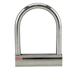 HEMO Accessori HEMO Lucchetto Bicicletta Bike U-Lock, U-Lock di Sicurezza per Impieghi Gravosi per Moto da Bicicletta con 3 Chiavi per Lucchetto è Meglio Utilizzato per Capannoni, Cancelli Serratura a U